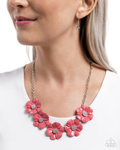 Load image into Gallery viewer, Floral Favor Pink Necklace
