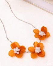 Load image into Gallery viewer, Petaled Promotion Orange Necklace