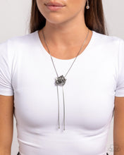 Load image into Gallery viewer, Threaded Tapestry Silver Necklace