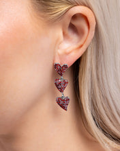 Load image into Gallery viewer, One Of The Girls Red Earrings