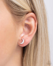 Load image into Gallery viewer, Stainless Space Silver Post Earrings