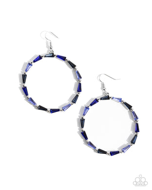Bounce Around Blue Earrings