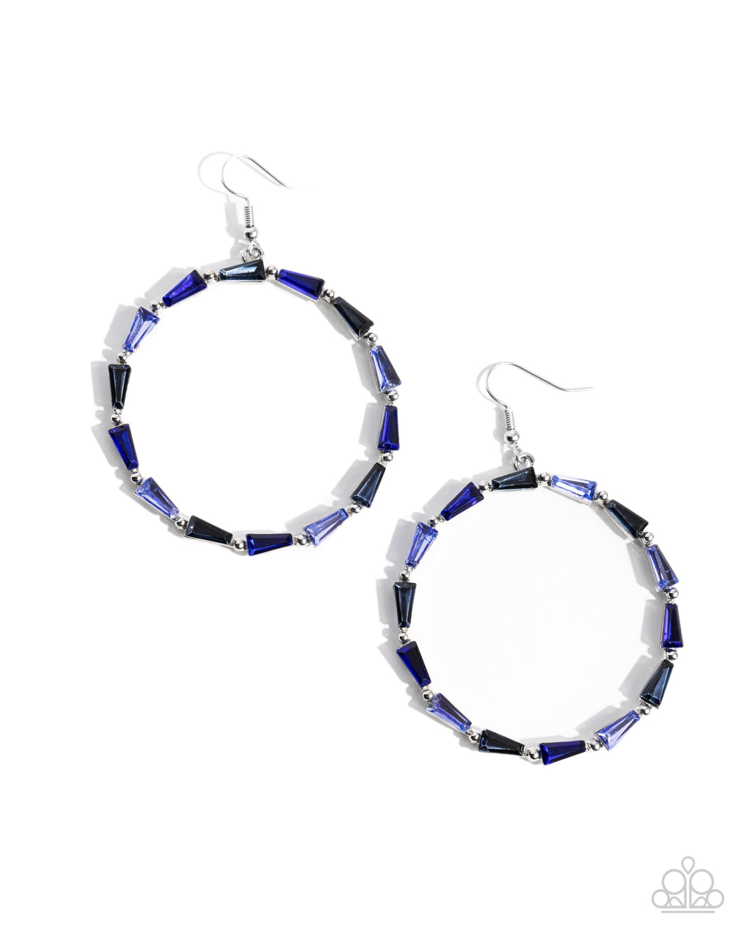 Bounce Around Blue Earrings