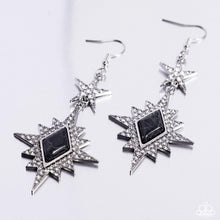 Load image into Gallery viewer, Stellar State of Mind Black Earrings