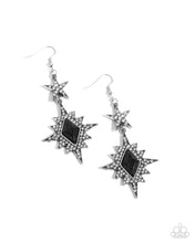Load image into Gallery viewer, Stellar State of Mind Black Earrings