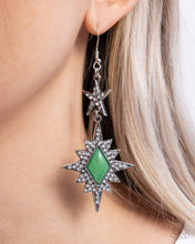 Load image into Gallery viewer, Stellar State of Mind Green Earrings