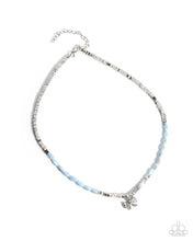 Load image into Gallery viewer, Dainty Dimension Blue Necklace