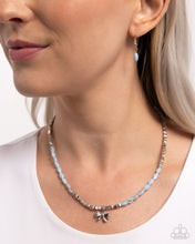 Load image into Gallery viewer, Dainty Dimension Blue Necklace