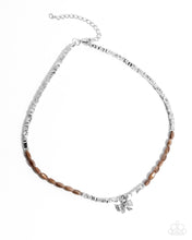 Load image into Gallery viewer, Dainty Dimension Brown Necklace