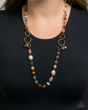 Load image into Gallery viewer, Eclectic Embrace Brass Necklace
