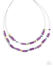 Load image into Gallery viewer, Earthy Extrovert Purple Necklace