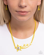 Load image into Gallery viewer, Meteor Moment Yellow Necklace