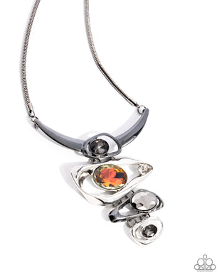 Abundantly Abstract Black Necklace