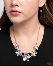 Load image into Gallery viewer, April Showers Bring Flowers Pink Necklace