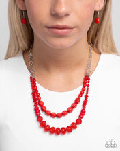 Load image into Gallery viewer, Malibu Minuet Red Necklace