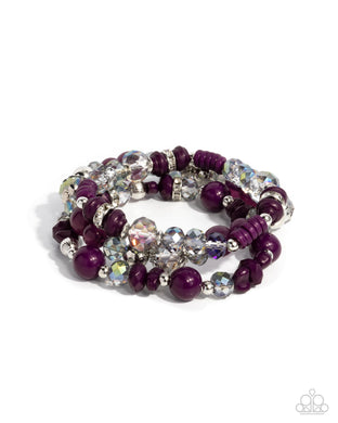 Complimentary Chic Purple Bracelet