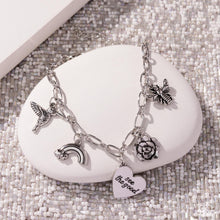 Load image into Gallery viewer, Positive Outlook Silver Bracelet
