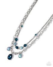 Load image into Gallery viewer, Just for this Moment Blue Necklace