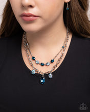 Load image into Gallery viewer, Just for this Moment Blue Necklace