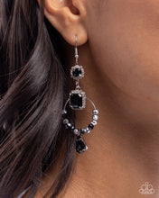 Load image into Gallery viewer, Point Me in the BRIGHT Direction Black Earrings