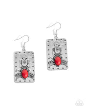 Load image into Gallery viewer, Invincible Icon Red Earrings