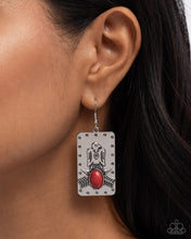 Load image into Gallery viewer, Invincible Icon Red Earrings