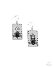Load image into Gallery viewer, Invincible Icon Black Earrings