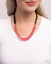Load image into Gallery viewer, Lace Maker Red Necklace