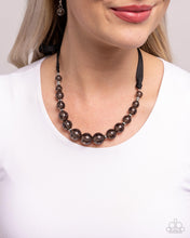 Load image into Gallery viewer, Lace Maker Black Necklace
