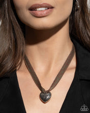 Load image into Gallery viewer, Fabricated Finesse Brown Necklace