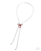 Load image into Gallery viewer, Bombshell Bow Red Necklace