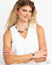 Load image into Gallery viewer, Captivating Can-Can Blue Necklace