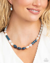 Load image into Gallery viewer, Captivating Can-Can Blue Necklace