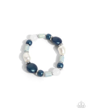 Load image into Gallery viewer, Captivating Can-Can Blue Necklace