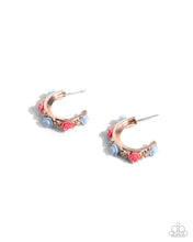 Load image into Gallery viewer, Reawakening Radiance Rose Gold Hoop Earrings