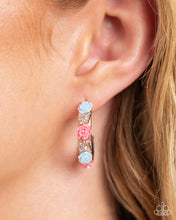 Load image into Gallery viewer, Reawakening Radiance Rose Gold Hoop Earrings