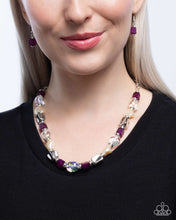 Load image into Gallery viewer, Frenetic Feeling Purple Necklace