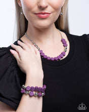 Load image into Gallery viewer, Malibu Motivation Purple Necklace