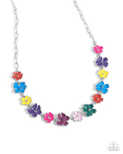 Load image into Gallery viewer, French Florals Purple Necklace