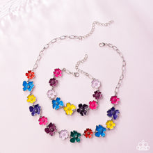 Load image into Gallery viewer, French Florals Purple Necklace
