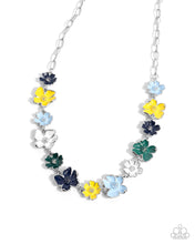 Load image into Gallery viewer, French Florals Blue Necklace