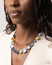 Load image into Gallery viewer, French Florals Blue Necklace