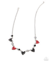 Load image into Gallery viewer, Friendly Fringe Black Necklace