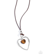 Load image into Gallery viewer, Lovely to Sit With You Brown Necklace