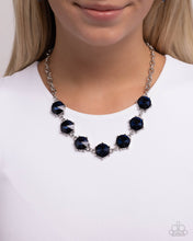 Load image into Gallery viewer, Drowning in Dazzle Blue Necklace