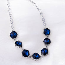 Load image into Gallery viewer, Drowning in Dazzle Blue Necklace
