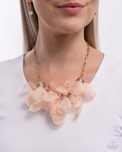 Load image into Gallery viewer, Fancy Fabric Gold Necklace