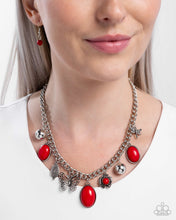 Load image into Gallery viewer, Garden Center Red Necklace