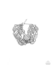 Load image into Gallery viewer, Hammered Helm Silver Bracelet