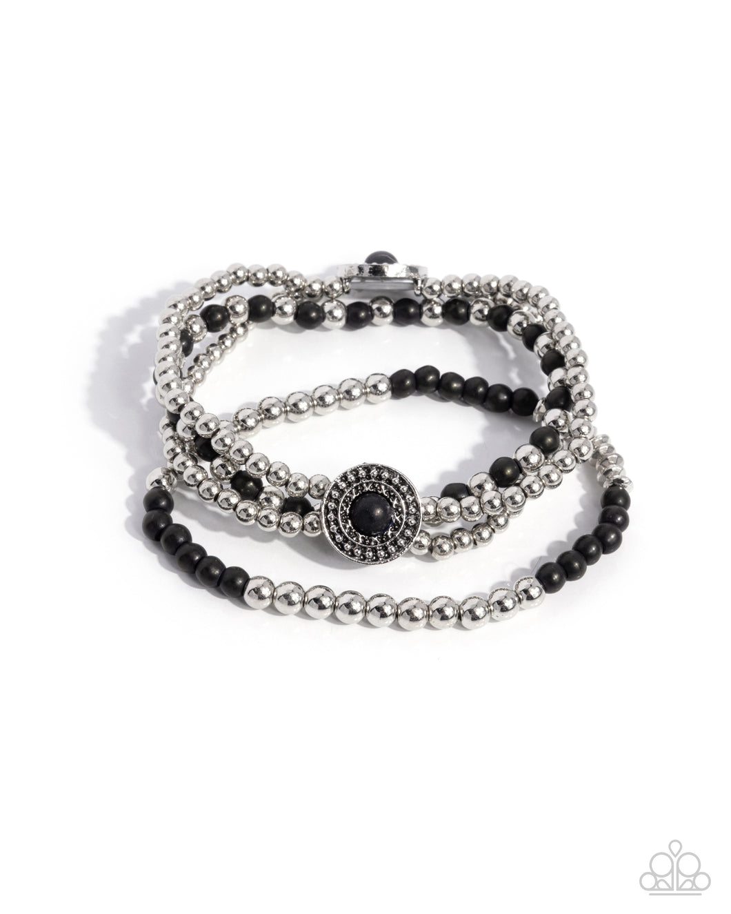 Bundle Up Black Bracelet